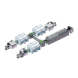 三线进双轨回流炉转台配线方案标准上板机接驳台输送机收板机SMT设备生产厂家